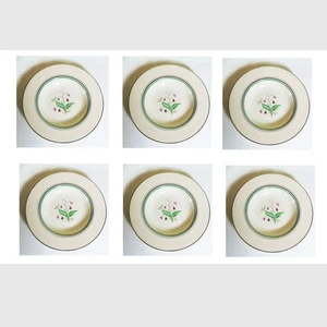 6 Large Soup Bowls Old Ivory Coralbel Syracuse China 8-3/4" Wide - Picture 1 of 6
