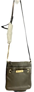 Coach Swagger Swingpack vintage tracolla pelle nera cinturino catena ciottoli usato - Foto 1 di 23