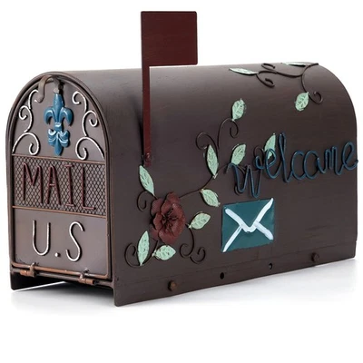 Heavy Duty Galvanized Steel Mailbox Post, Mailboxes for Outside,Curbside Mail... - Image 1 of 4