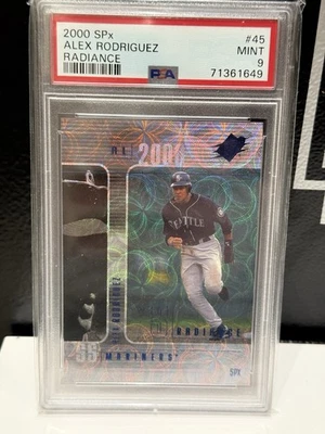 2000 Upper Deck SPX RADIANCE Alex Rodriguez - PSA 9 - /100 - Image 1 of 2