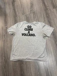 Nike ACG “Go Climb a Volcano” T Shirt Gray Black - Mens Extra Large - Picture 1 of 9