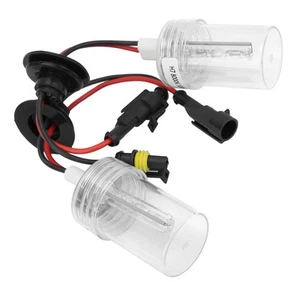 2Pcs Auto Headlight Bulb Headlamp Xenon 100W 8000K H7 Socket For 12V DTS - Picture 1 of 24