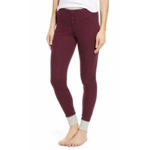BP Women's Burgundy Stem Thermal Leggings XSmall MSRP $29 - Picture 1 of 6