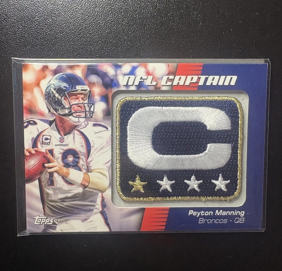2012 Topps - Nfl Captain's Patch Peyton Manning #NCP-PM - Image 1 of 1