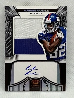 Rueben Randle 2012 Crown Royale Autograph Game Jersey Patch Rookie /149 SP - Image 1 of 2