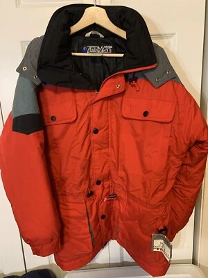 Abrigo Chaqueta De Colección Zermatt Para Hombres Talla M Esquí Snowboard Rojo Negro Foto 1 de 4