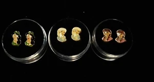 Pendientes de personajes con tornillo posterior para niños en 14K, ¡TÚ eliges cuál quieres! - Imagen 1 de 5
