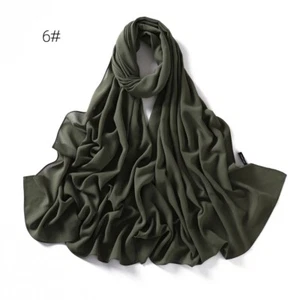 Women's Chiffon Scarves Headscarves Soft Hijabs Shawls and Wraps High Quality - Picture 1 of 30