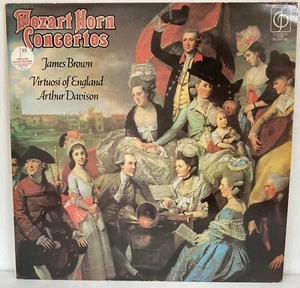 MOZART HORN CONCERTOS James Brown Arthur Davidson CFP 148 vinyl record lp EXC - Picture 1 of 3