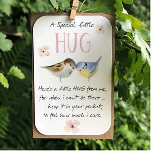 A Special Little Hug Keepsake Wallet Card Token Gift Friend Friendship 