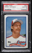 1989 Topps Randy Johnson #647 PSA 10 GEM MT Rookie RC HOF