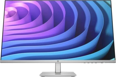 HP 27" IPS LED FHD FreeSync Monitor - Silver & Black - Image 1 of 4