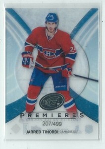 Jarred Tinordi 2013/14 Upper Deck Ice Premiers Card #94 207/499