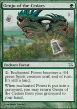 1x Genju of the Cedars MTG Betrayers of Kamigawa NM Magic Regular