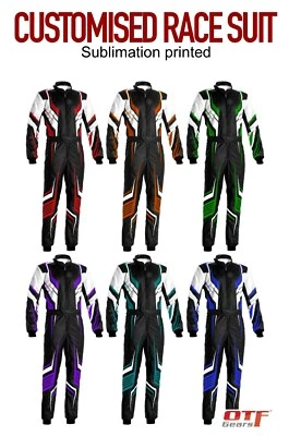 Traje de Carrera Go Kart Personalizado Sublimación Impreso - Oferta Verano - Edición Limitada Foto 1 de 4