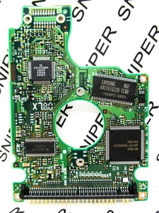 PCB - Hitachi 30GB IC25N030ATMR04 IDE 0A21118 DA1014 Laptop Festplatte H69401B - Bild 1 von 11