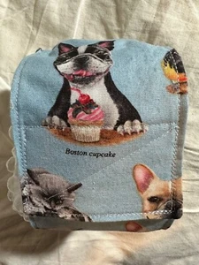 Dog Puppy Belly Band Wrap Contour Diaper Male Flannel lined 13.5" x 4" CUTE DOGS - Picture 1 of 6
