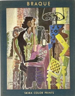 Vintage Georges Braque Art Skira 6 Color Prints Artist Bio Still Life Seascape - Image 1 of 4
