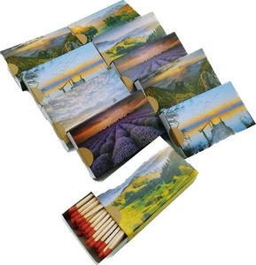 20 Schachteln à 50 Zündhölzer für Grill, Kamin, Kerzen Camino 10 cm Landschaften - Bild 1 von 8