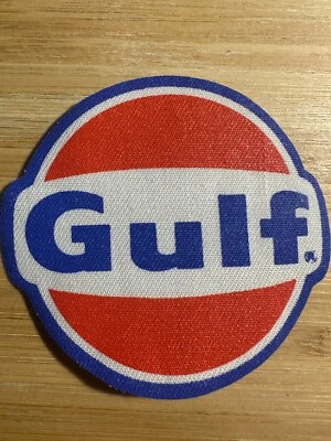 Gulf Oil Petroleum Gasoline Vintage Woven Uniform Workwear Rare Iron-on Patch ⛽️ - Image 1 of 2