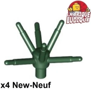 Lego 4x Plant plante fleur flower bouquet herbe 6 stem tige vert foncé 19119 - Picture 1 of 1