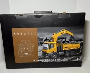 HUINA 575 1/14 26CH Remote Control Alloy Timber grabber Dump Truck Tractor Toy - Picture 1 of 8