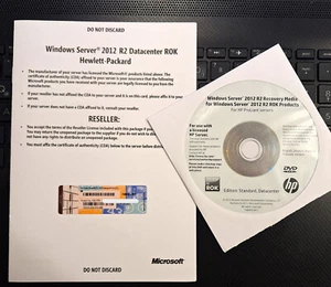 Microsoft Windows Server 2012 R2 Datacenter - 2CPU - HP- Deutsch - Bild 1 von 1