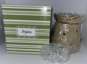 SCENTSY VOLLE GRÖSSE ANGORA WÄRMER HELLBRAUN BEIGE Glühbirne enthalten unbenutzt Deluxe authentisch - Bild 1 von 5