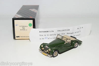 . WESTERN MODELS WM AUTOMOBILIA 2 1993 MORGAN +8 PLUS OTTO MINT BOXED RARO!!! - Immagine 1 di 4