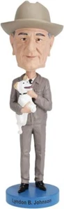 Royal Bobbles Lyndon B. Johnson Bobblehead - Imagen 1 de 5