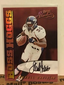 Terrell Davis 2000 Absolute Boss Hoggs Autograph Holofoil No Serial # Variant SP - Picture 1 of 1