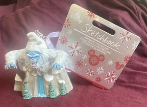 Disney Parks Matterhorn & Abominable Snowman Sketchbook Ornament With Tag, New! - Picture 1 of 3