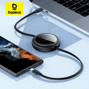 Câble USB C rétractable 100 W pour iPhone 15 15Pro 15ProMax iPad câble de charge rapide - Photo 1 sur 18