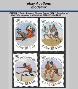 Football Soccer In World Cup And Olympics G., 20 Stamps - MNH / CTO - Cat.$16.92 - Picture 1 of 4