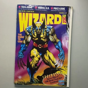 Wizard The Guide To Comics #19 March 1993 Wolverine Cover - Picture 1 of 7