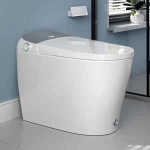 Smart Bidet Toilets with Auto Open/Close Lid,Warm Water,Dryer,Deodorizer - Picture 1 of 13