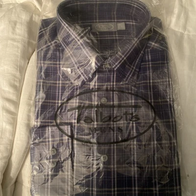 Camisa de franela manga larga Talbots para hombre Foto 1 de 4