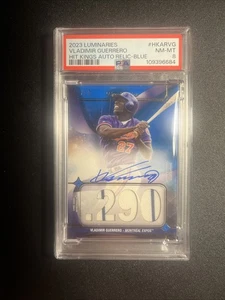 2023 Topps Luminaries #HKAR-VG Vladimir Guerrero Auto Patch /10 Expos PSA 8 - Picture 1 of 2