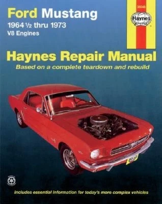 Ford Mustang 19641/2 Thru 1973 V8 Engines Haynes Repair Manual: V8 Engines - Immagine 1 di 2