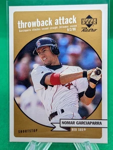 Nomar Garciaparra 1999 Upper Deck Retro Throwback Attack Gold /500 - Bild 1 von 2