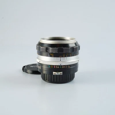 GOOD Nikon Nikkor-S Auto 50mm F/1.4 Non-Ai Prime Lens - Image 1 of 4
