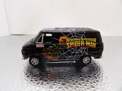 SPIDER-MAN  1977 CHEVROLET G-20 VAN        JOHNNY LIGHTNING MARVEL COMICS   1:64 - Image 1 of 4