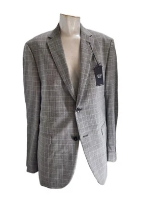 Penguin Men's Blazer 40R Gray Plaid Wool Poly Two Button NWT - Image 1 of 4