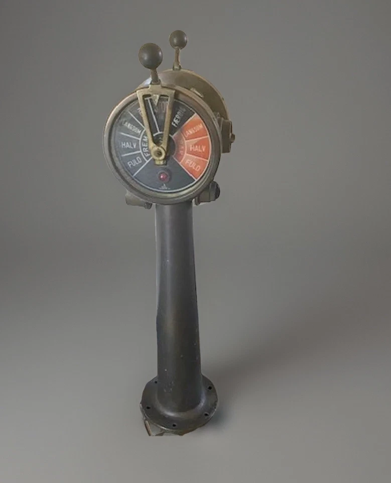 Telégrafo antigo de pedido de motor de navios original completo  - Imagem 1 de 1