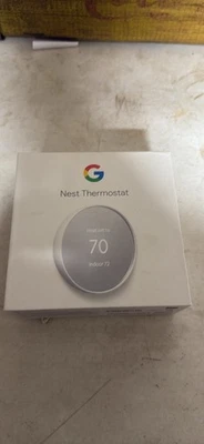 Google Nest Smart Thermostat 4th Generation White G4CVZ-US Open Box - Image 1 of 4