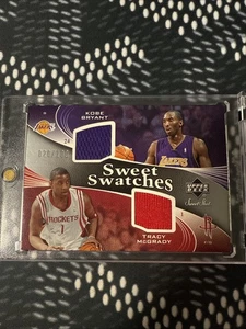 2006-07 Upper Deck Kobe Bryant Tracy Mcgrady Sweet Swatches Dual Jersey #20/199 - Bild 1 von 2