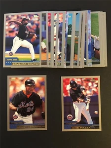 2000 Topps New York Mets Team Set Series 1 2 Traded 28 Cards - Picture 1 of 1