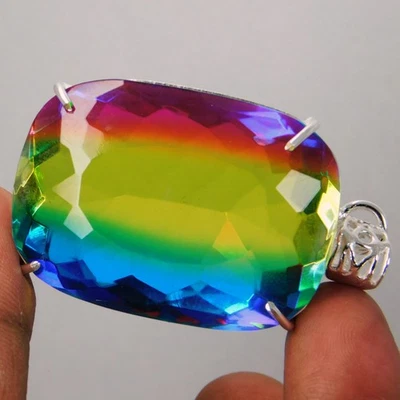 140.90 Ct Natural Brazilian Tourmaline Pendant Certified Stone Gift for her - Image 1 of 4