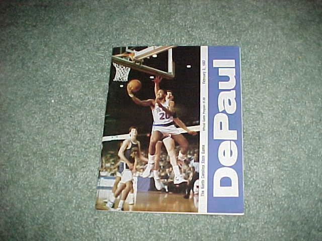 1987 North Carolina State Wolfpack v DePaul Blue Demons Basketball Program 2/2 - Image 1 of 1