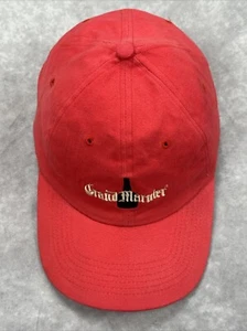 Grand Marnier Liqueur Bottle Embroidered Hat Cap Red Size L XL Sebafit - Picture 1 of 14